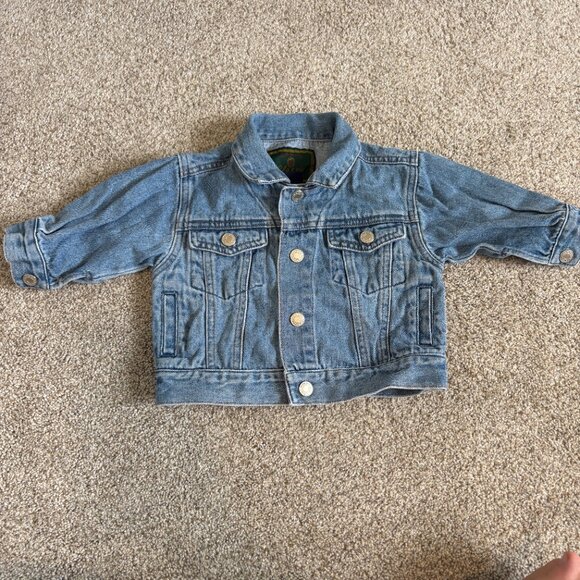 Vintage 90’s Gap Denim Jacket Baby 3-6 months Jean Jacket - Picture 2 of 8